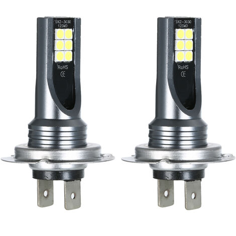 juguete Traducción encuesta H7 Luces antiniebla LED para coche 200W Kit de bombillas para faros  delanteros 6000K Luz blanca
