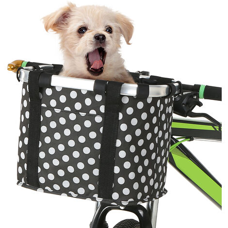 plegable bicicleta, pequena mascota, gato, perro, bolsa de transporte, de desmontable, cesta