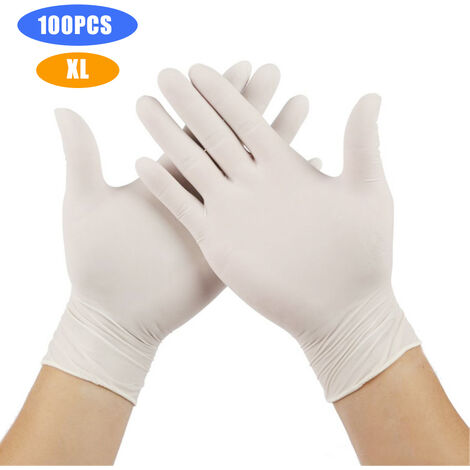 100 piezas desechables guantes de latex guantes de calidad alimentaria guantes de proteccion para el hogar