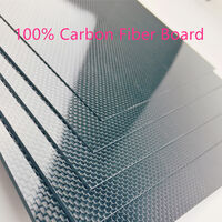 Panel de Tela, Superficie Lisa 5 mm SOFIALXC 3K Placa de Fibra de Carbono Placa Laminado 100% de Fibra 250mmx250mm 