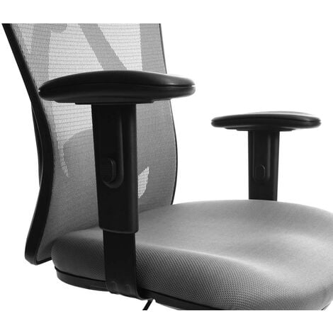 SIHOO poltrona ufficio ergonomica regolabile supporto lombare 150kg tessuto  senza poggiapiedi nero