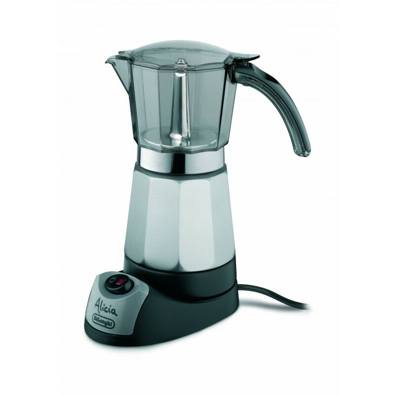 De'Longhi Cafetera Italiana Eléctrica Alicia EMK9. Capacidad 9 Tazas. Autoapagado. Cafetera Moka Eléctrica De 550 W