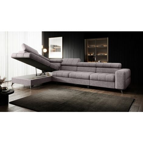 Ecksofa Schlafsofa Sofa Sparks Max In Stoff Infinity Beige Ottomane Links