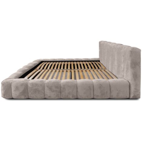 Polsterbett Doppelbett HAILEY 140x200cm Komplettset Stoff Tender Way ...