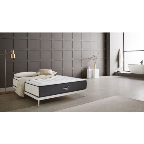 Colchon 140x200 SIMPUR EXCLUSIVE SPORT - Muelle ensacado + Viscoelastica - Altura +/-30 cm - Firmeza Media-Alta