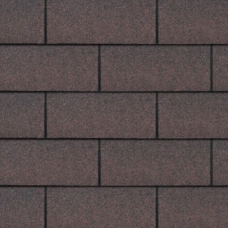 Tejas bituminosas TRIO, de color marrón - la techumbre bituminosa 3 m2 - Timbela T-BROWN