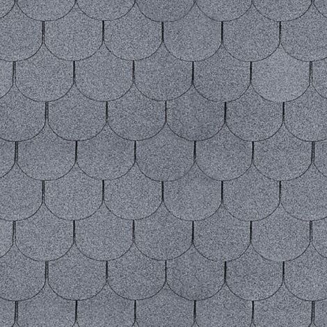Tejas bituminosas Beaver, de color gris - la techumbre bituminosa 3 m2 - Timbela B-GREY