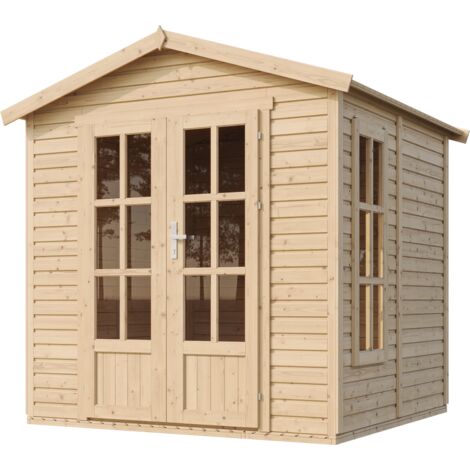 Caseta De Jardín Timbela M351FB - 233x222x233cm (oficina Con Ventana Y Puerta Doble)