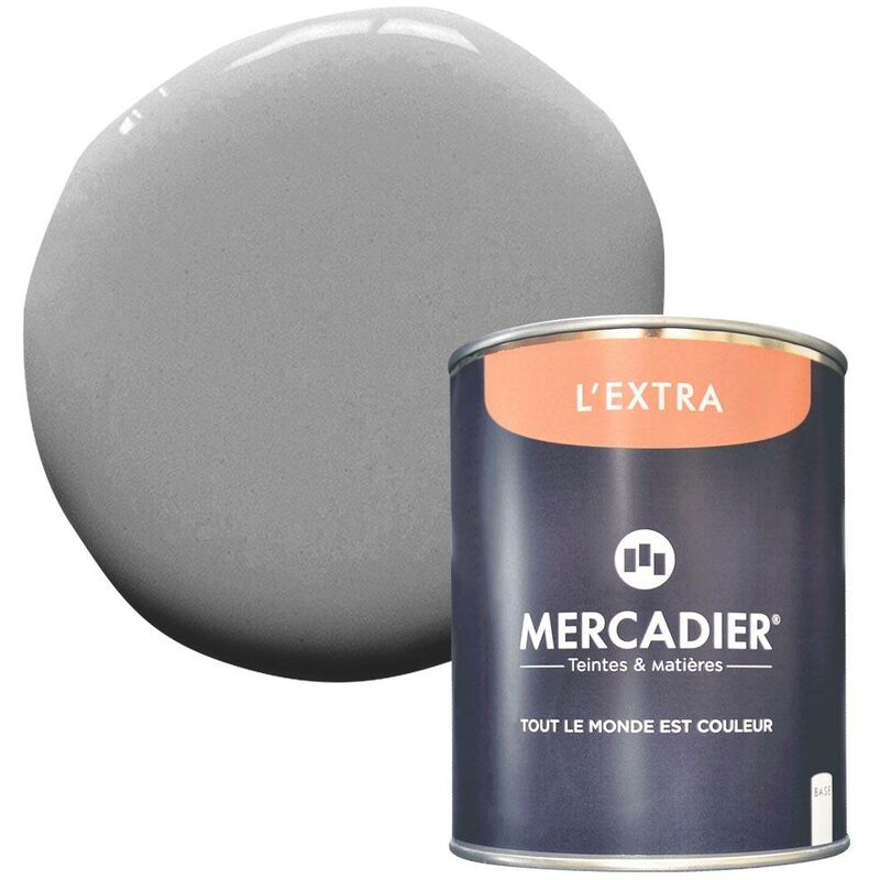 Peinture magnétique toutes surfaces recouvrables Gris oxyde 0.5L AD