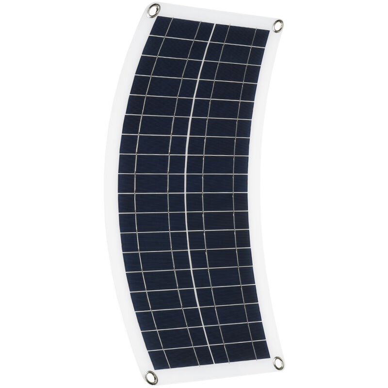 Panel solar flexible de 100 W 12 V monocristalino flexible flexible - 100  vatios 12 voltios paneles solares semi-flexibles cargador fuera de la red