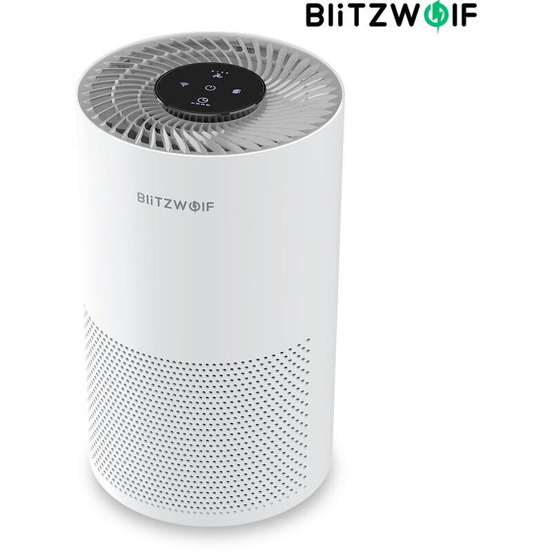 BlitzWolf BW-AP1 Purificador de aire inteligente Cuatro velocidades de viento Filtro 2 en 1 APLICACIóN Control remoto Operación silenciosa Hogar inteligente