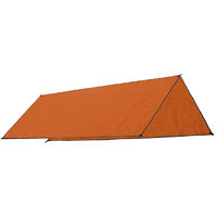 Carpa de sombra a prueba de agua Canopy Sun Shelter Outdoor Beach Camping 300X300cm Orange