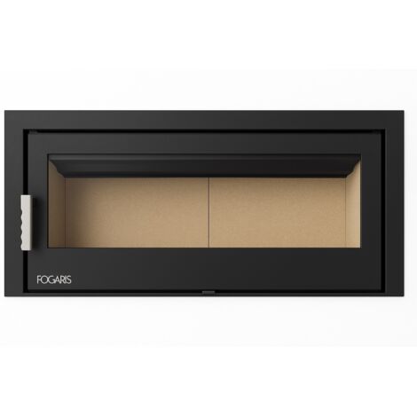 FOGARIS Estufa de Leña INSERTABLE 100 - modelo ALMARA PANORAMICO 19kW