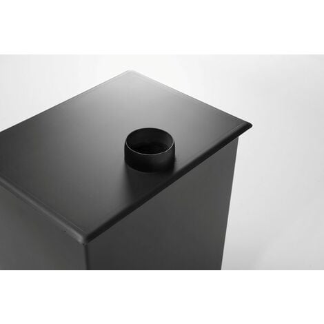 Estufa de Leña 14.3KW - PRENSA STOVE - Teide 2 - Eficiencia 82%, Estetica Contemporanea