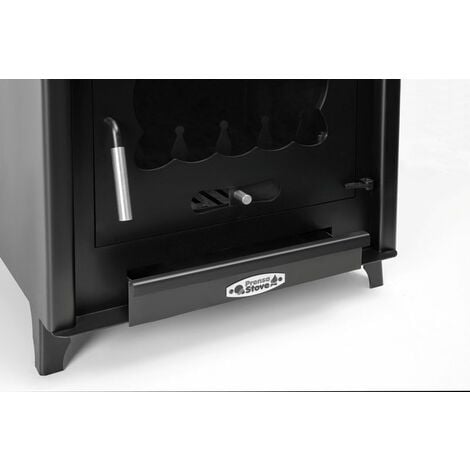 PRENSA STOVE Everets - Estufa de Leña 13KW, Horno y Campana, Eficiencia y Estetica