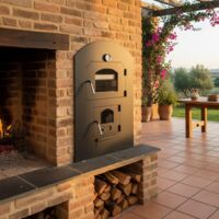 HORNO DE LEÑA MEDIANA PARA INSERTAR EN OBRA