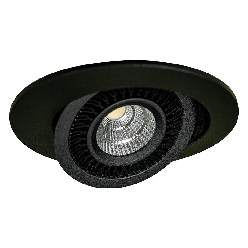 Spot Led Disco connecté - orientable - recouvrable 7W bbc - noir -  7WDL60BZIG - Asled - Mon Habitat Electrique