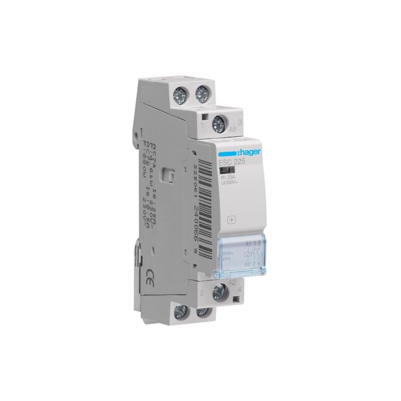 Contacteur 25A 2F 230V HAGER ESC225