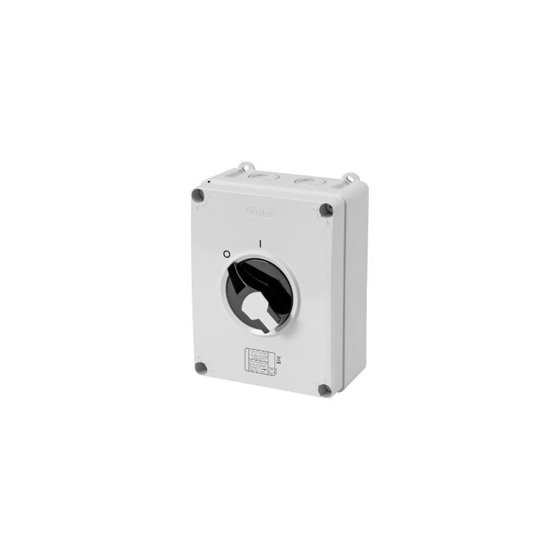 Interrupteur Sectionneur Gewiss 32A 3P - Urgence Cadenassable IP66/67/69 | Boîtier Isolant