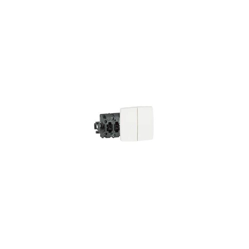 Double va-et-vient Appareillage saillie composable blanc LEGRAND 086120