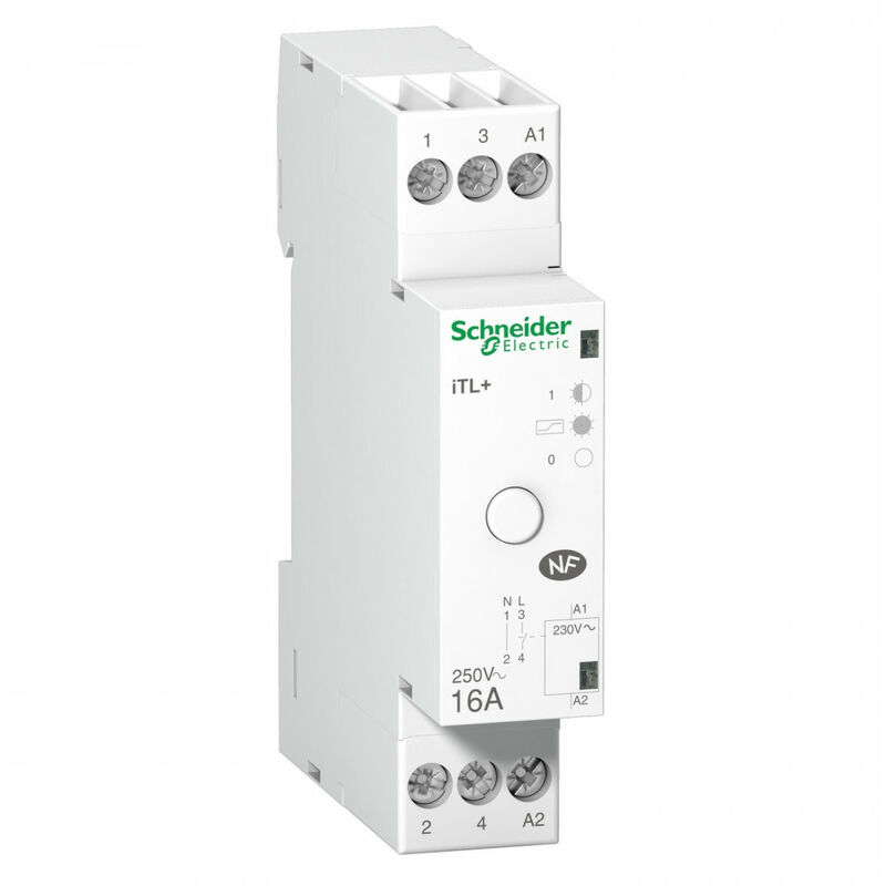 EPN510 Hager - Télérupteur unipolaire silencieux - 1F - 230Vca À vis