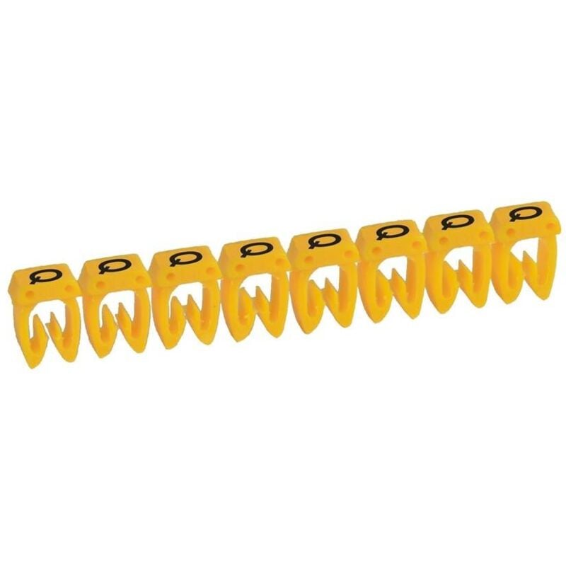 REPÈRE CAB 3 POUR FILERIE 0,5 À 1,5 MM² LETTRE MAJUSCULE Q LEGRAND 038316