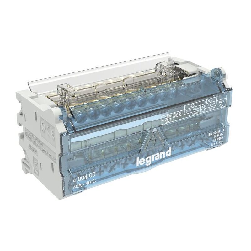 Répartiteur modulaire 2P 40A 6M LEGRAND 400400