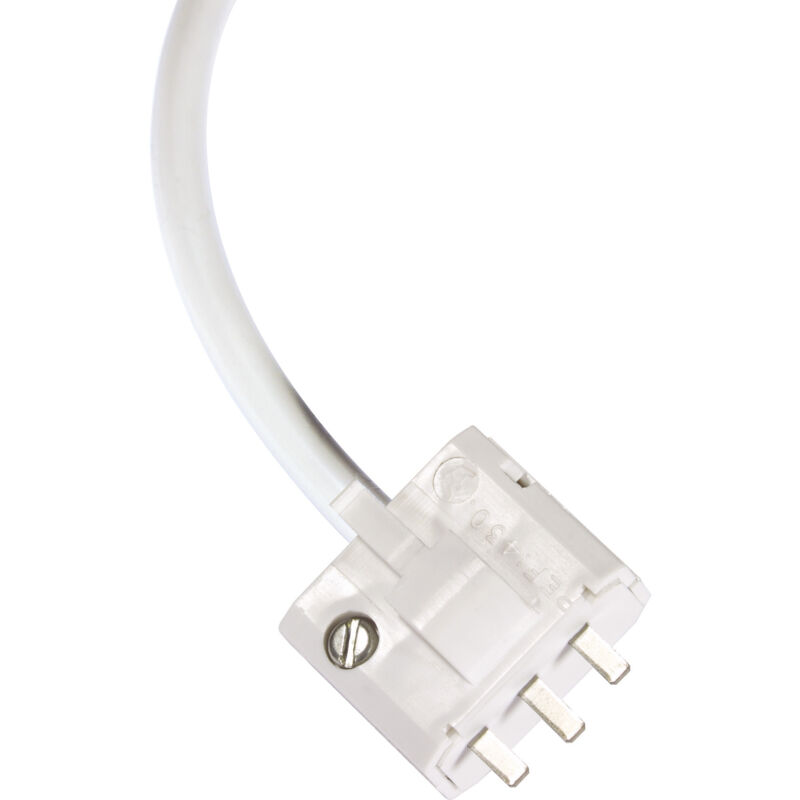 Debflex Stecknuss B22 + Stecker DCL 2P+T – Weiß, Für Provisorische Beleuchtung