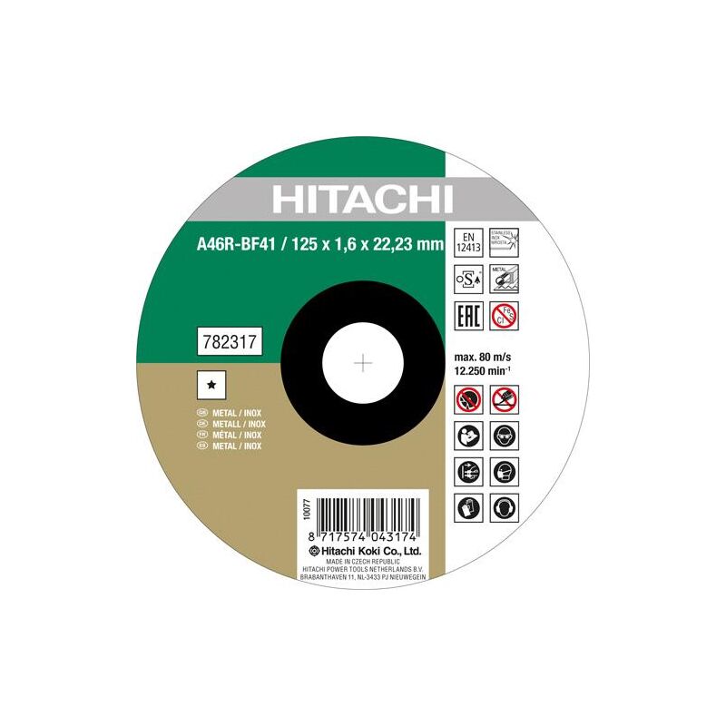 Lot De 15 Meules à Tronçonner S&R – 125 X 1 Mm – Pour Fer, Métal, Acier Inox, Aluminium – NEUF