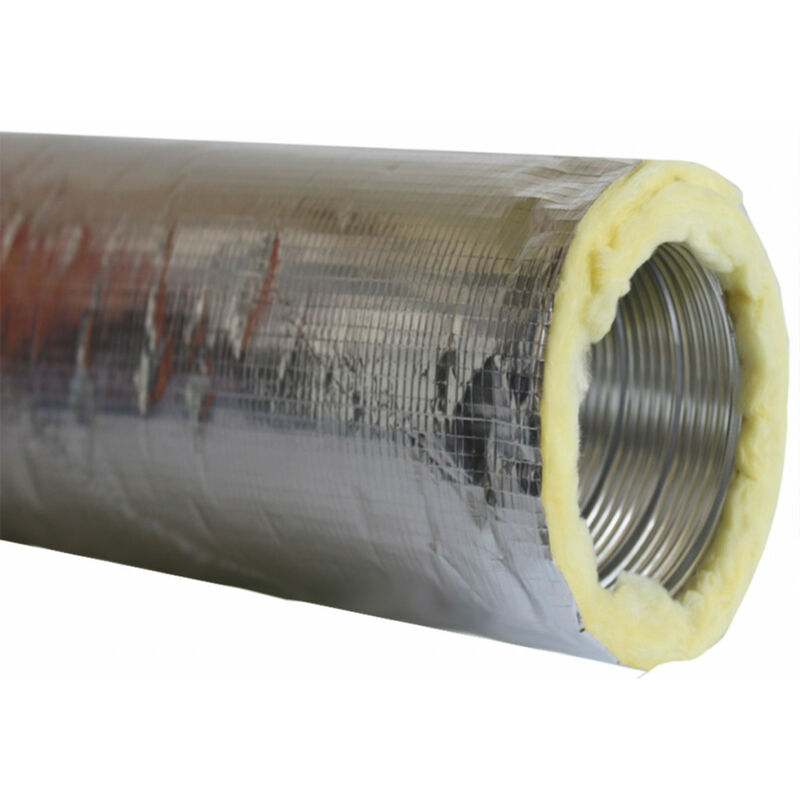S&P - Gaine souple PVC - gris - Ø 125 mm - L. 6 m