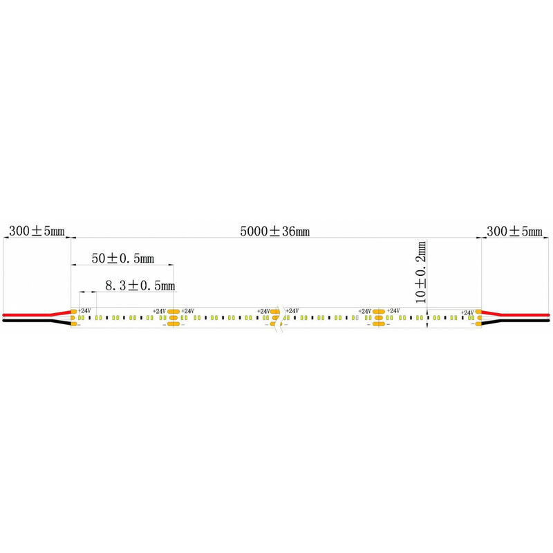 Connecteur ruban à ruban LED 24 V 2110 SMD non étanche