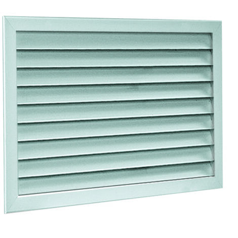 Grille extérieure murale en alu anodisé pour air neuf / vicié AG 638 500x500mm ALDES 11052014