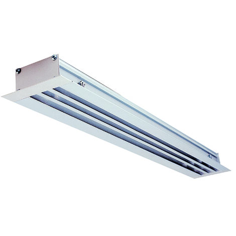 Diffuseur linéaire soufflage 3 fentes alu anodisé avec registre ALD623 900mm ALDES 11051767