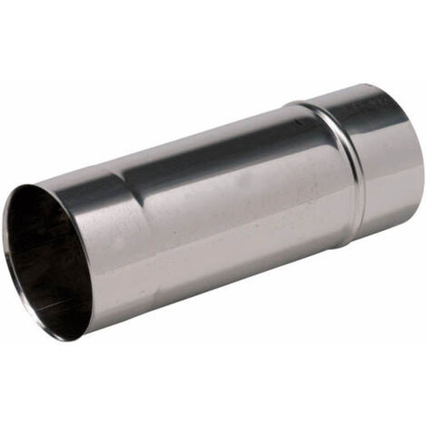 TEN – Tuyau inox 304 pour conduit de fumée – Ø180mm – Longueur 33cm – Soudure laser et joint torique pour étanchéité (1/6)