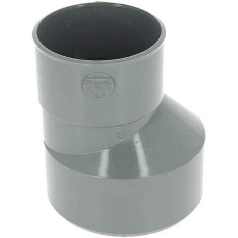 Nicoll – Réduction PVC excentrée mâle-femelle 140/100 mm – Raccord évacuation pour maintien du fil d'eau – IY3