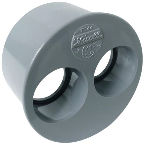 Nicoll – Réduction PVC vidange incorporée MF 100x32x32 – Raccord d'évacuation pour systèmes de drainage – 2 sorties femelles pour différents diamètres