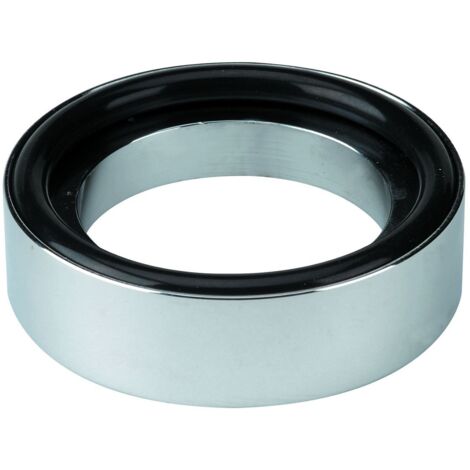 Nicoll – Bague intercalaire laiton chromé pour vasques – Finition chromée – Assure étanchéité parfaite avec joints inclus – 403069 (1/2)