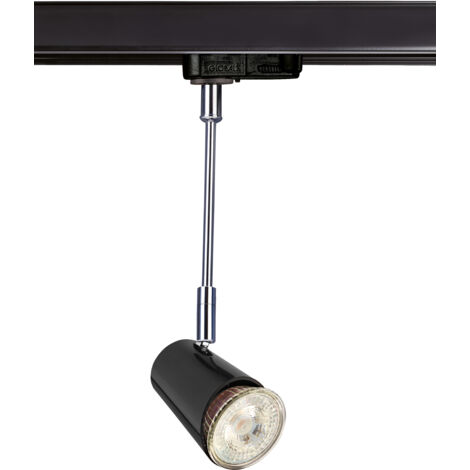 JUDY 123 Spot Rail 3 all.023 GU10 sur tige lpe LED 3,6W 3000K 400lm dimm. ARIC 4404