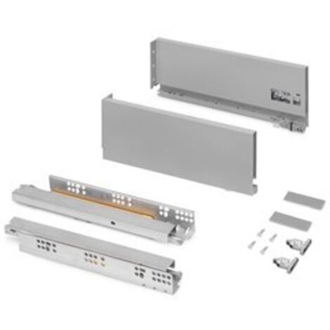 EMUCA Tiroir extérieur Vertex 40 kg hauteur 131 mm- Peint en aluminium- Acier