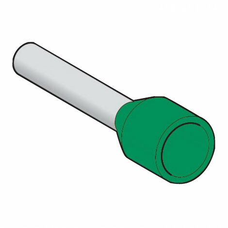 Linergy DZ5 embout de câble taille moyen 0,34mm² vert NF SCHNEIDER DZ5CE003 (1/3)