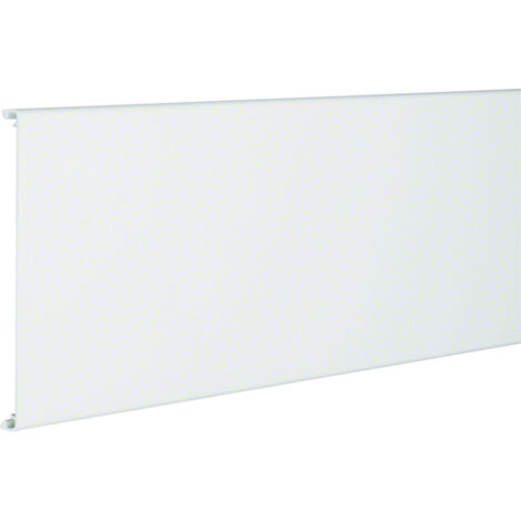 Plaque arrière pour goulotte lifea p60mm h150mm PVC rigide RAL 9016 Pure HAGER LF15029016