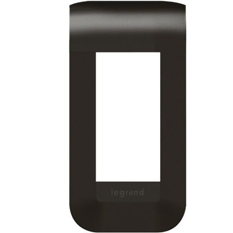 Plaque de finition Mosaic 1 module finition noire LEGRAND 079041L (1/3)
