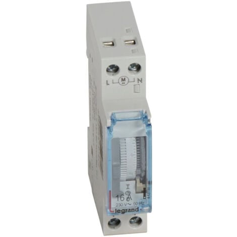 Interrupteur Horaire Analogique Journalier 1 Module LEGRAND 412780