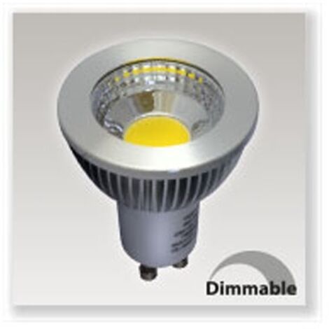 Ampoule LED GU10 5W dimmable 3000K 75° – 345 lumens – Blanc chaud – Durée de vie 30.000H – Protection IP20 – Miidex Lighting (1/5)