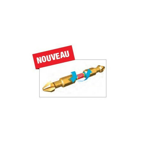 EMBOUT DBLE IMPGOLD PZ2 MAKITA B-45222 (1/4)