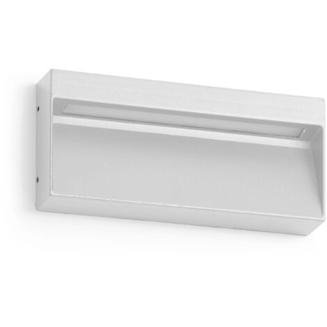 Applique asymétrique ABAR IP54 LED SMD 7W 780lm CRI80 3000K 60º Blanc NOVOLUX LIGHTING 847A-L0107B-01 (1/5)