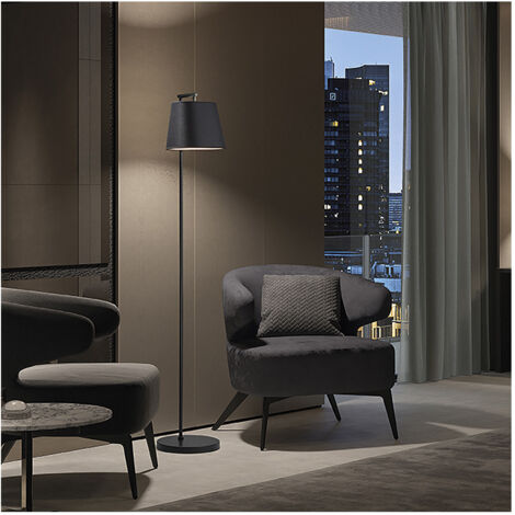 Lampadaire de salon NEMO E27 40W Blanc Beige "Dreams" NOVOLUX LIGHTING 1017C-G05X1A-01-D2