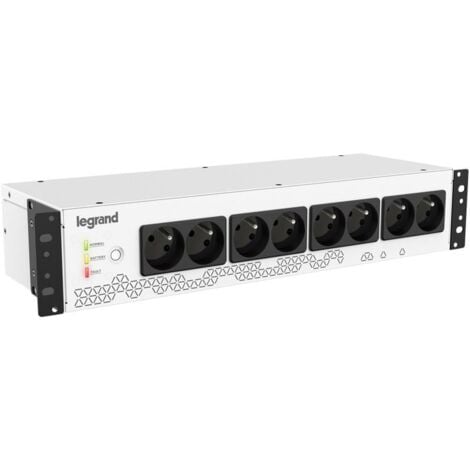 Onduleur monophasé Keor PDU avec 8 prises 2P+T 800VA 480W autonomie 10 à 15 minutes LEGRAND 310330