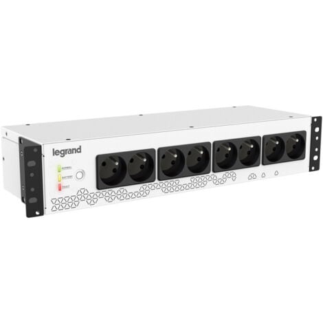 Onduleur monophasé Keor PDU avec 8 prises 2P+T 800VA 480W autonomie 10 à 15 minutes LEGRAND 310330
