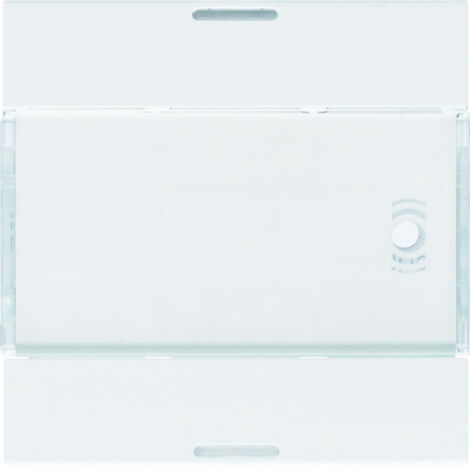 Enjoliveur 2 boutons poussoirs KNX gallery LED pure (WXE312B) (1/3)